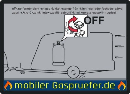 Neuer Aufkleber Wohnwagen